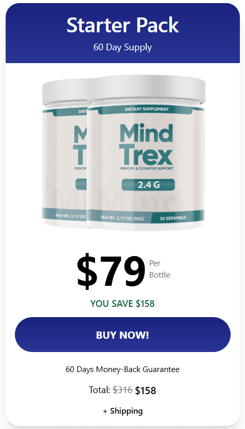 mind trex 2 bottles price